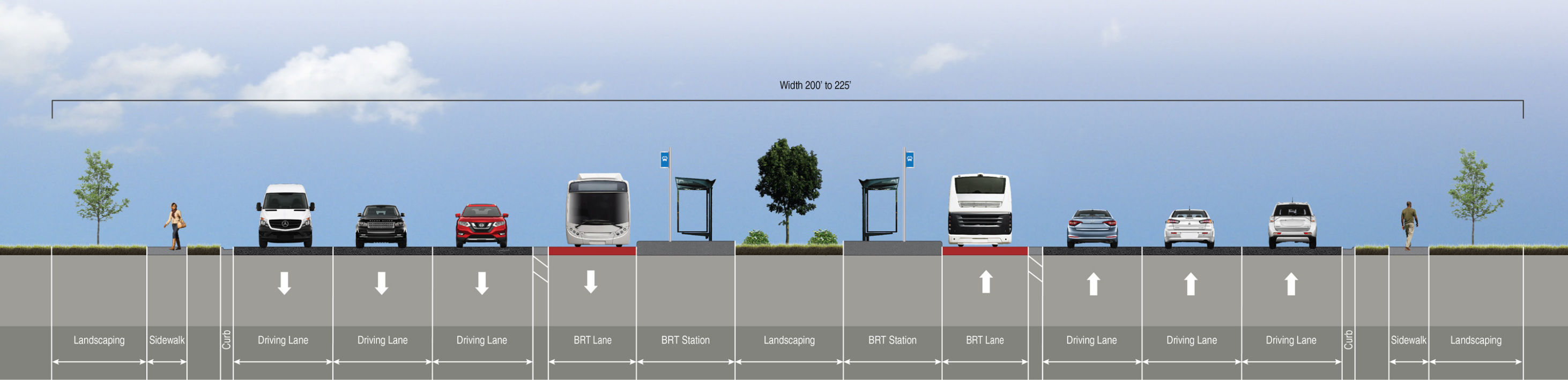 Proposed lane changes on Rivers Avenue